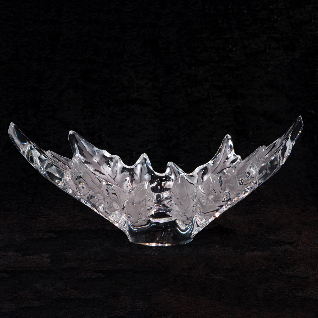 Appraisal: A LALIQUE CLEAR AND FROSTED GLASS CHAMPS ELYSSES BOWL A