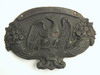 Appraisal: MILITIA HELMET PLANCHET - Pressed tin with eagle grasping arrows