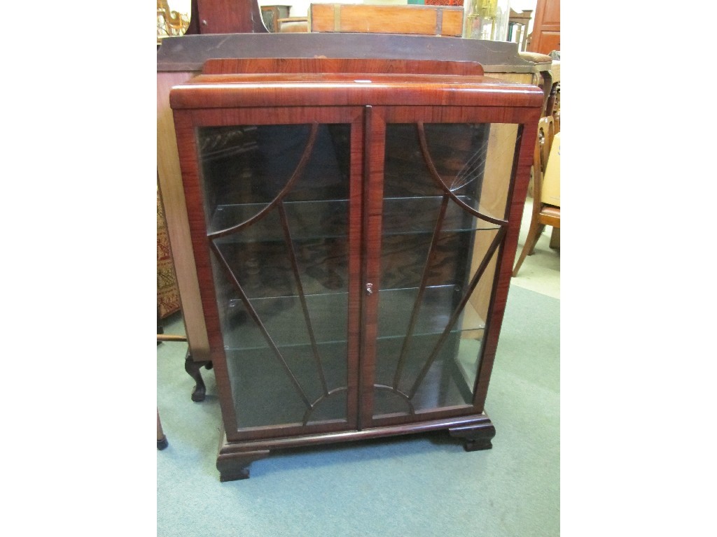 Appraisal: Two door display cabinet