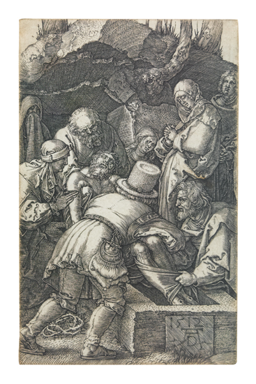 Appraisal: ALBRECHT D RER The Deposition Engraving x mm x inches