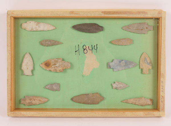 Appraisal: Lot of arrowheads from Polk County FL Longest Artifacts in