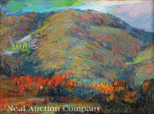 Appraisal: Marie Atkinson Hull American Mississippi - Mountain Landscape-Autumn oil on