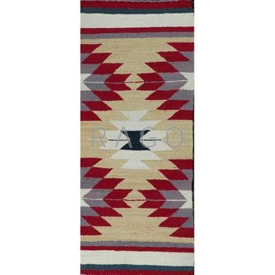 Appraisal: NAVAJO TRIBAL WEAVINGS Five in various designs and shapes th