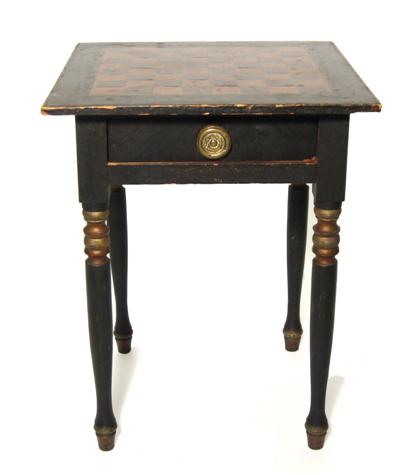 Appraisal: Painted game table early th century