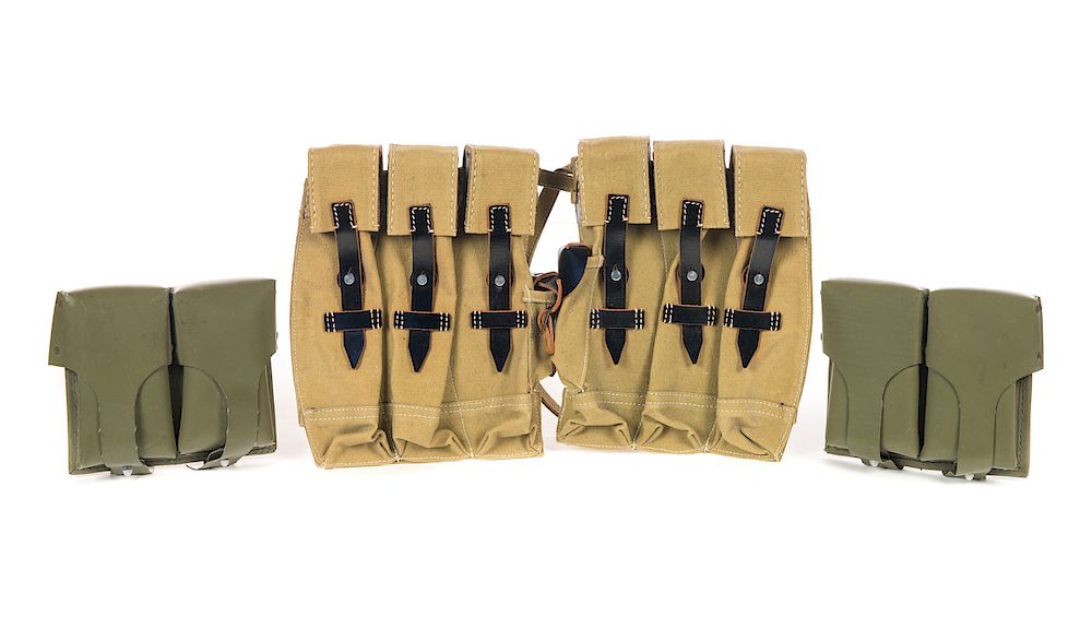 Appraisal: Reproduction MP- Magazine Pouches Post War Czech Ammo Pouches Good