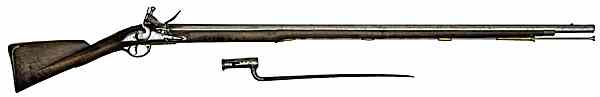 Appraisal: Long Land Pattern Type British Brown Bess Musket with Bayonet