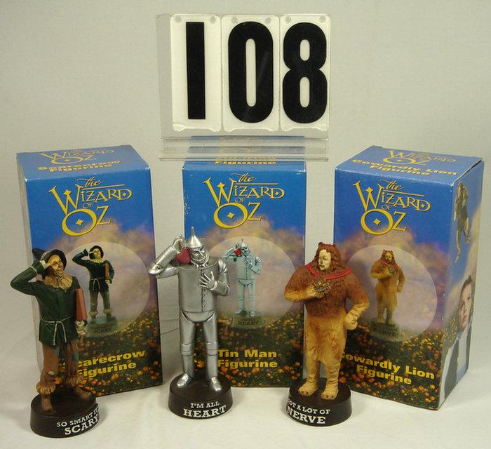 Appraisal: Warner Bros Studio Store Wizard of Oz Figurines in the