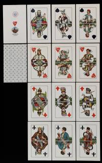 Appraisal: First Slovenian P C Factory Historical Pack Playing Cards Ljubljana