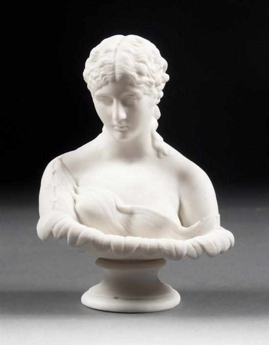 Appraisal: Victorian parian bust of a young beauty late th century