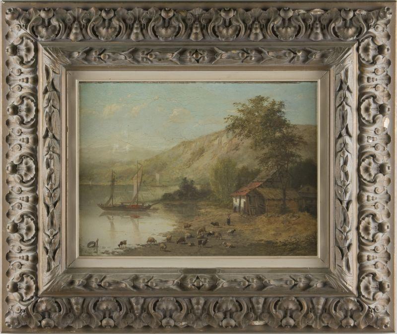 Appraisal: Lauters Severdonck Cont th c Sheep oil on panel signed