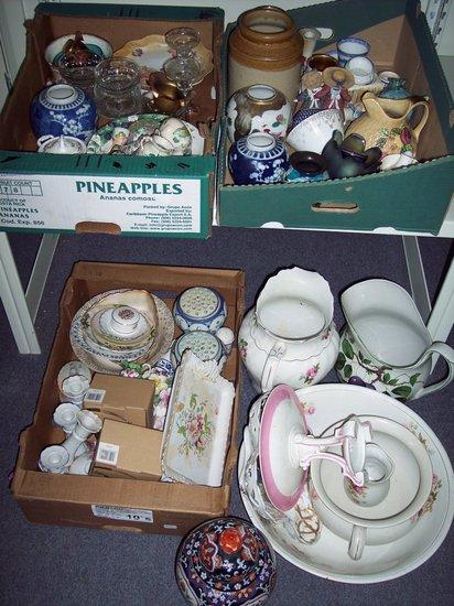 Appraisal: Sundry part trinket sets and sundry china