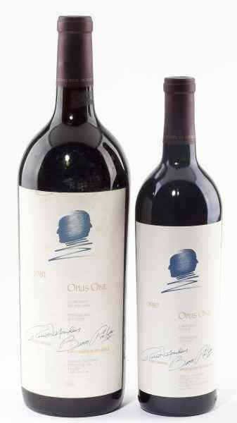 Appraisal: Opus One total bottlesVintage bn lbsl magnum Vintage bn ml