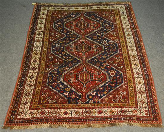 Appraisal: KHAMPSEH RUG Persia circa feet inches x feet inches Provenance