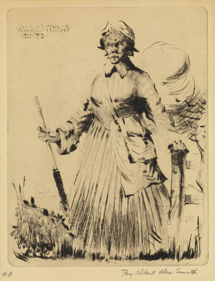 Appraisal: ALBERT ALEXANDER SMITH - Harriet Tubman Drypoint on cream wove