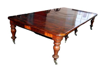 Appraisal: A large th century mahogany extending dining table cm wide