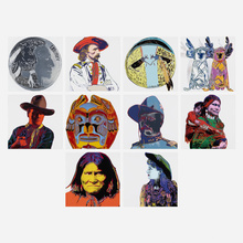 Appraisal: After Andy Warhol ANNIE OAKLEY GERONIMO MOTHER AND CHILD TEDDY