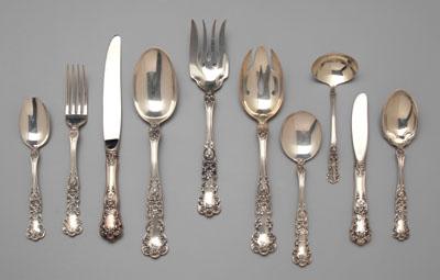 Appraisal: Gorham Buttercup sterling flatware pieces no monogram oz T excluding