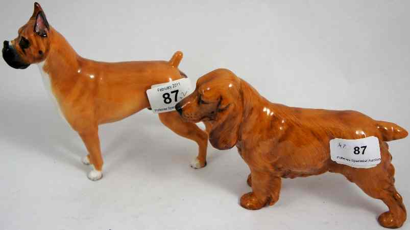 Appraisal: Royal Doulton Model of a Cocker Spaniel HN and a