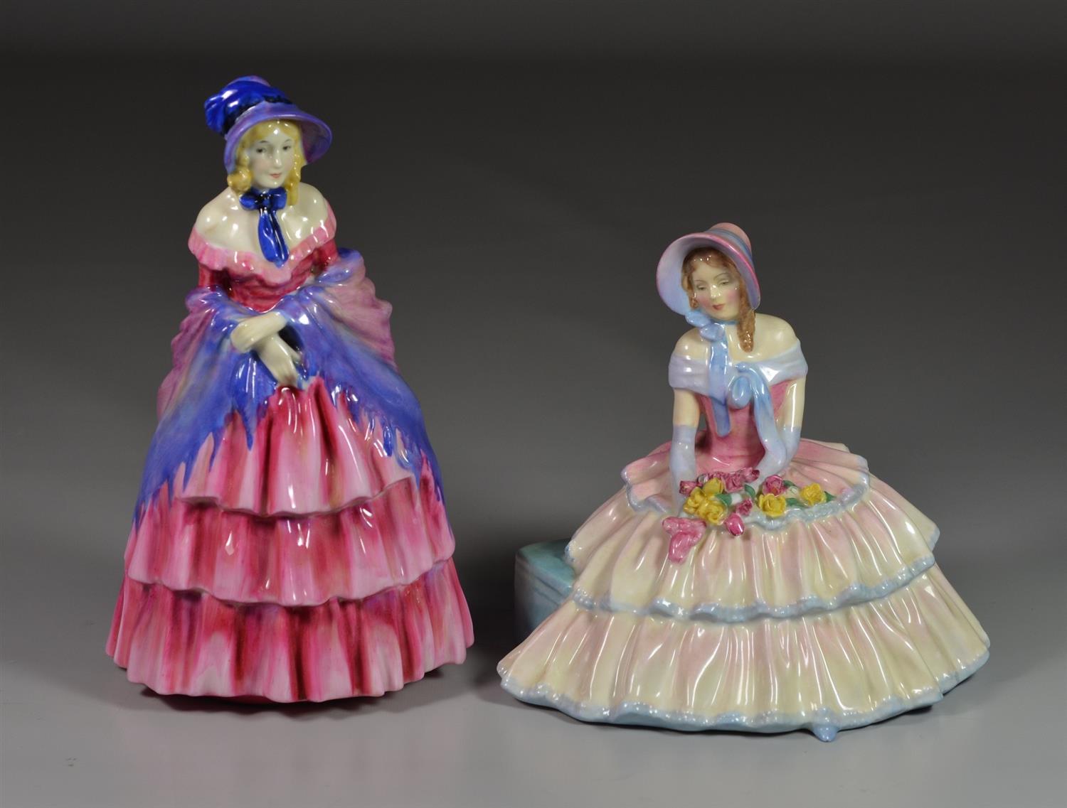 Appraisal: Royal Doulton bone china figurines Day Dreams A Victorian Lady