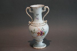 Appraisal: Meissen twin-handled vase - cracked