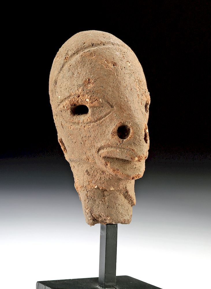 Appraisal: Nok Pottery Head Fragment Ancient Africa north central Nigeria Nok