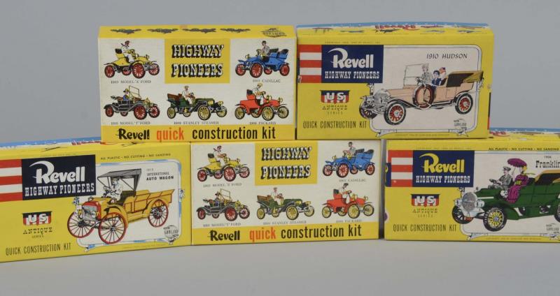 Appraisal: Lot Of Revell Highway Pioneers Model Car Kits Lot of