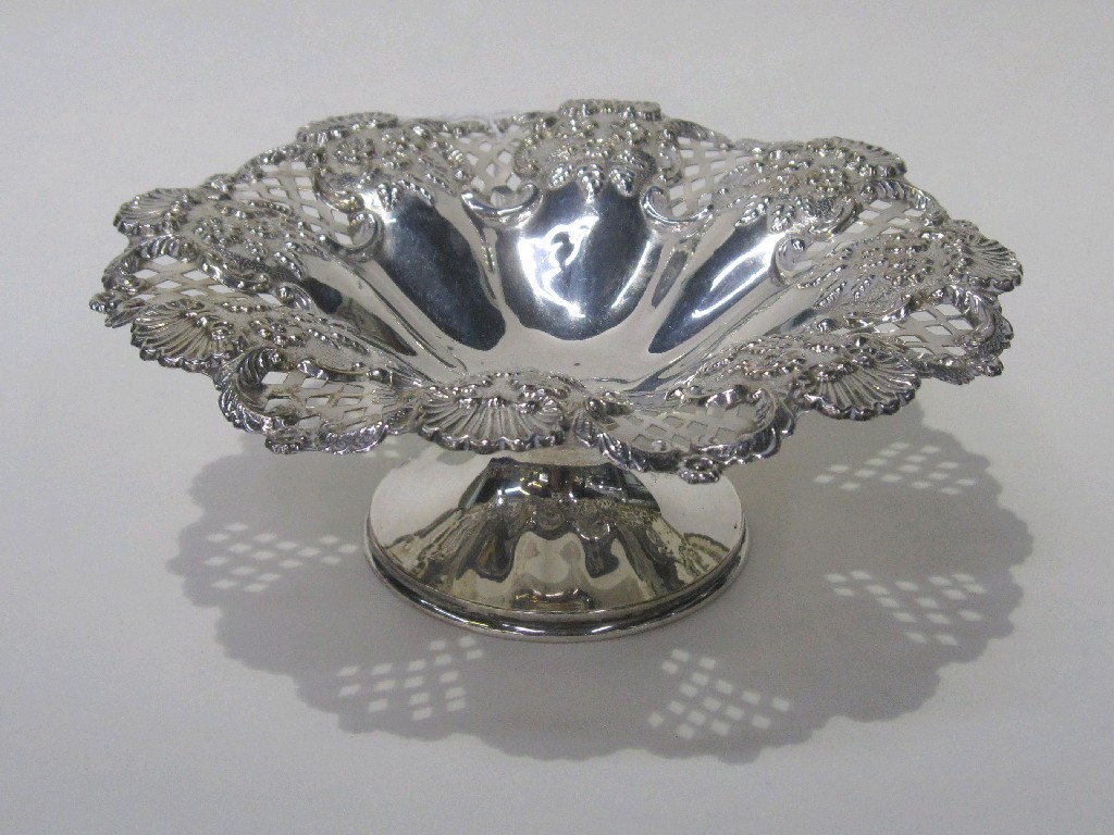 Appraisal: Silver pedestal dish Birmingham