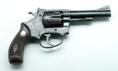 Appraisal: Smith amp Wesson cal revolver serial No in barrel checkered