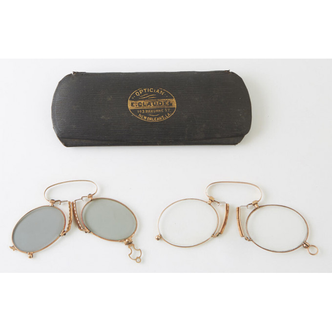 Appraisal: Pair of K Yellow Gold Pince Nez Glasses early th