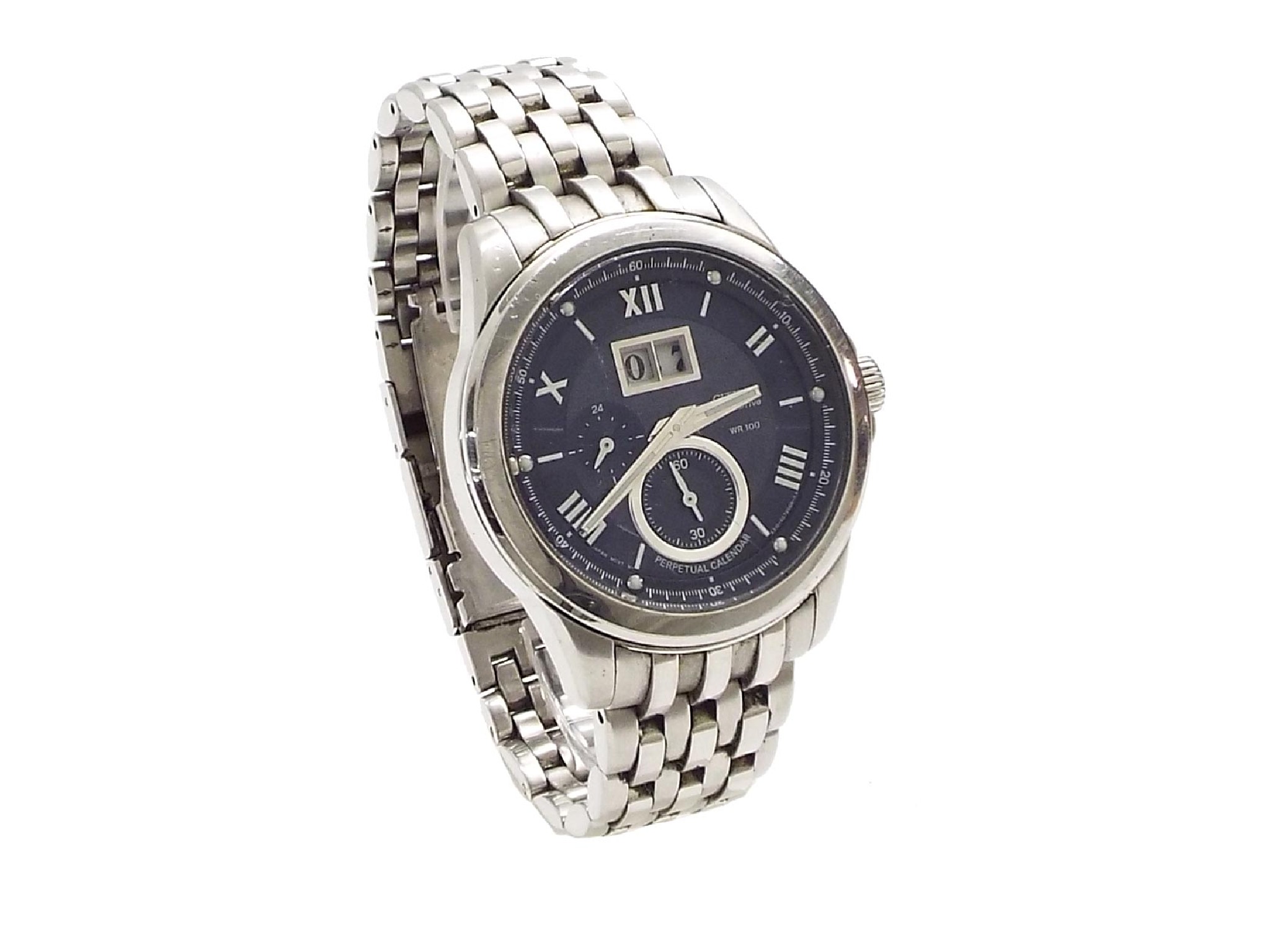 Appraisal: Citizen Eco-Drive Calibre stainless steel gentleman's bracelet watch mm at