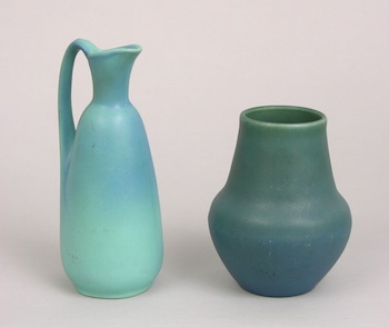 Appraisal: A Rookwood Vase and a Van Briggle Ewer The Rookwood