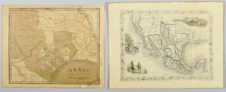 Appraisal: Texas Maps inc Greenleaf Tallis st item Jeremiah Greenleaf Texas