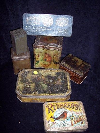 Appraisal: An Ogden's Redbreast Flake tin and six other tins various