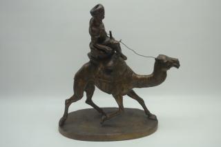 Appraisal: Orientalist Spelter Arabic Sculpture Signed Orientalist Arabic sculpture in Spelter