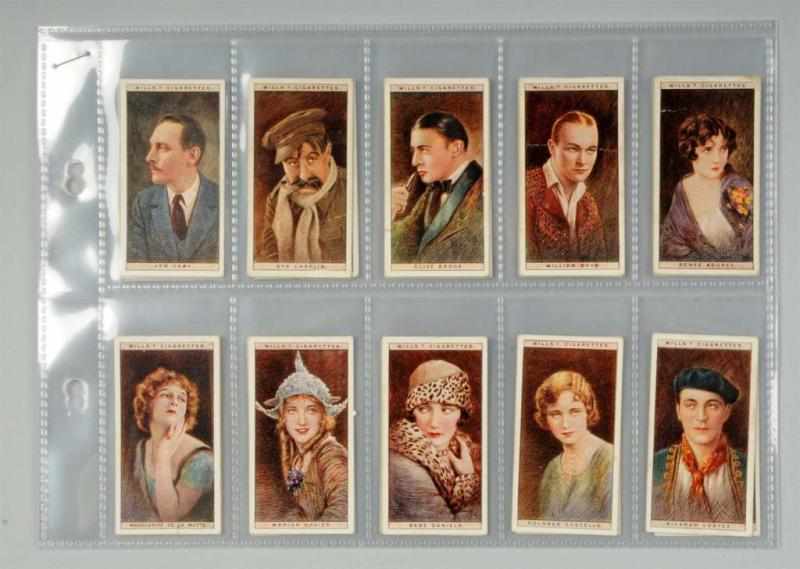 Appraisal: Lot of Movie Star Tobacco Card Sets Description This lot