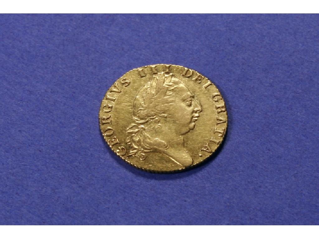 Appraisal: A GEORGE III GOLD GUINEA