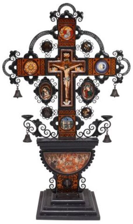 Appraisal: La Cruz de Animas the cross of souls Jesus Guerrero