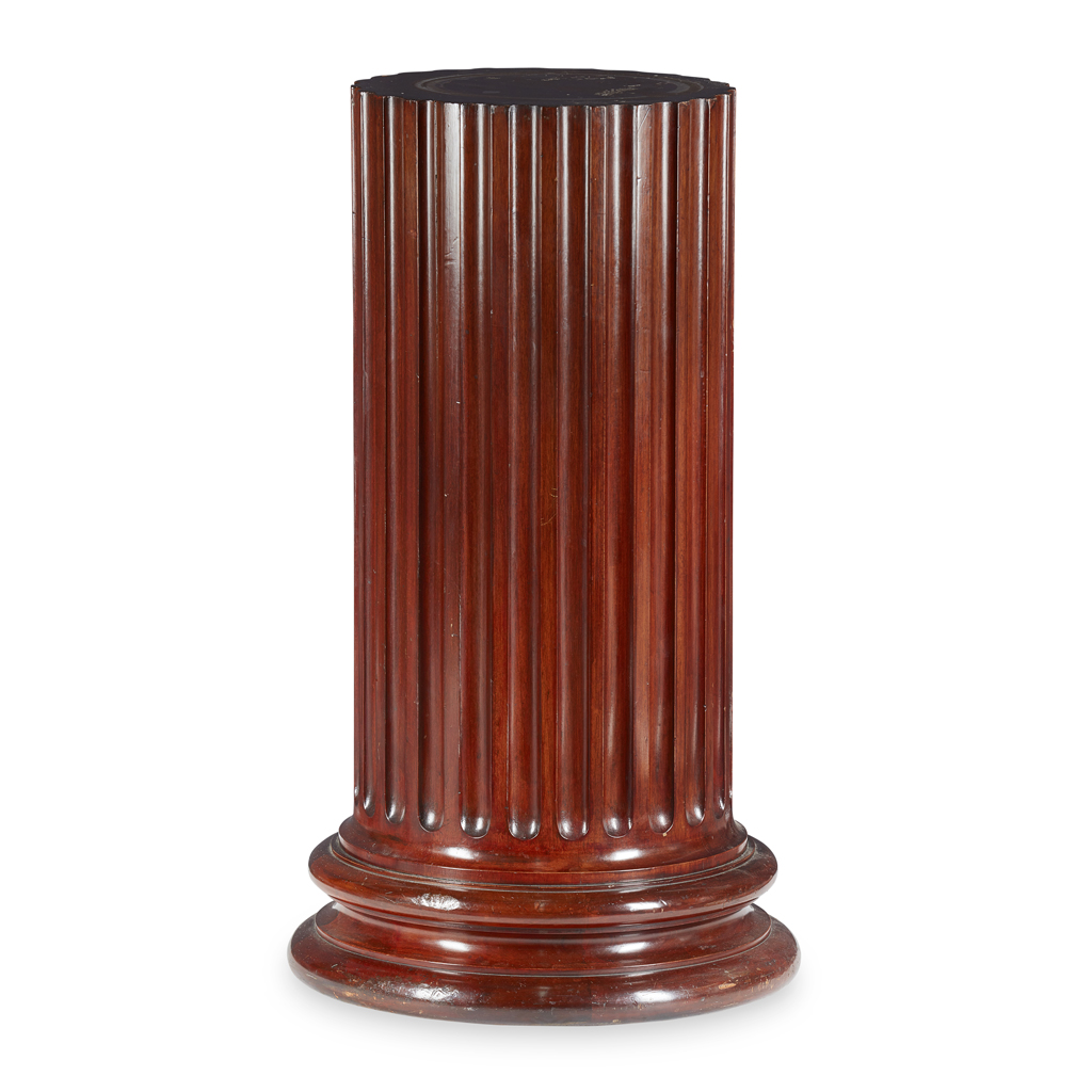 Appraisal: VICTORIAN MAHOGANY PEDESTAL TH CENTURY in the form of a