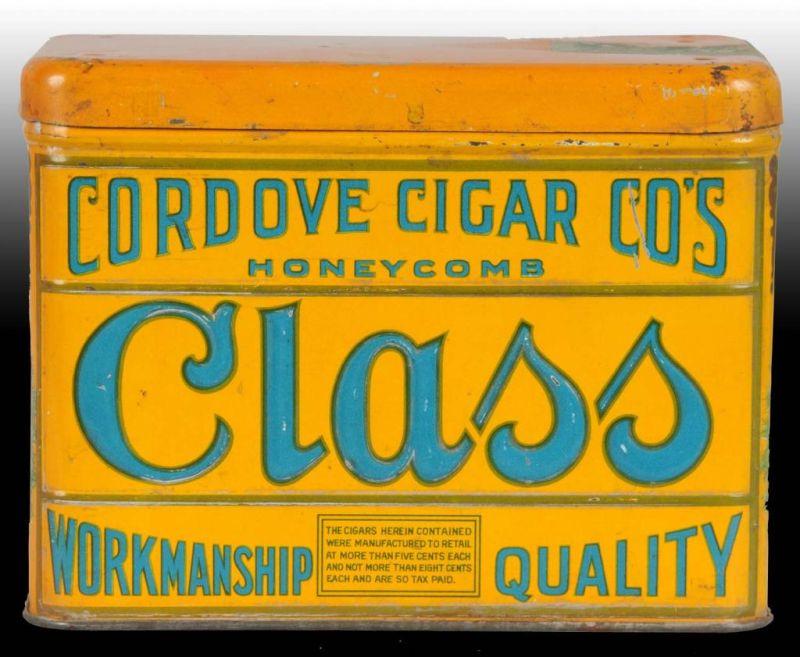 Appraisal: Lot of Cigar Tins Description Cordove Class tin decent overall