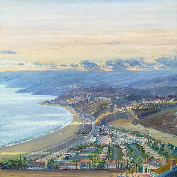 Appraisal: Larry Cohen American born View of the Bay Pacific Palisades