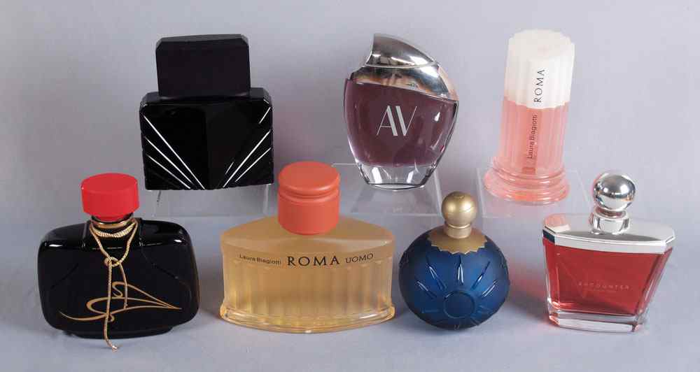 Appraisal: PERFUME FACTICE BOTTLES Roma Roma Uomo Moon Stars Maxims de