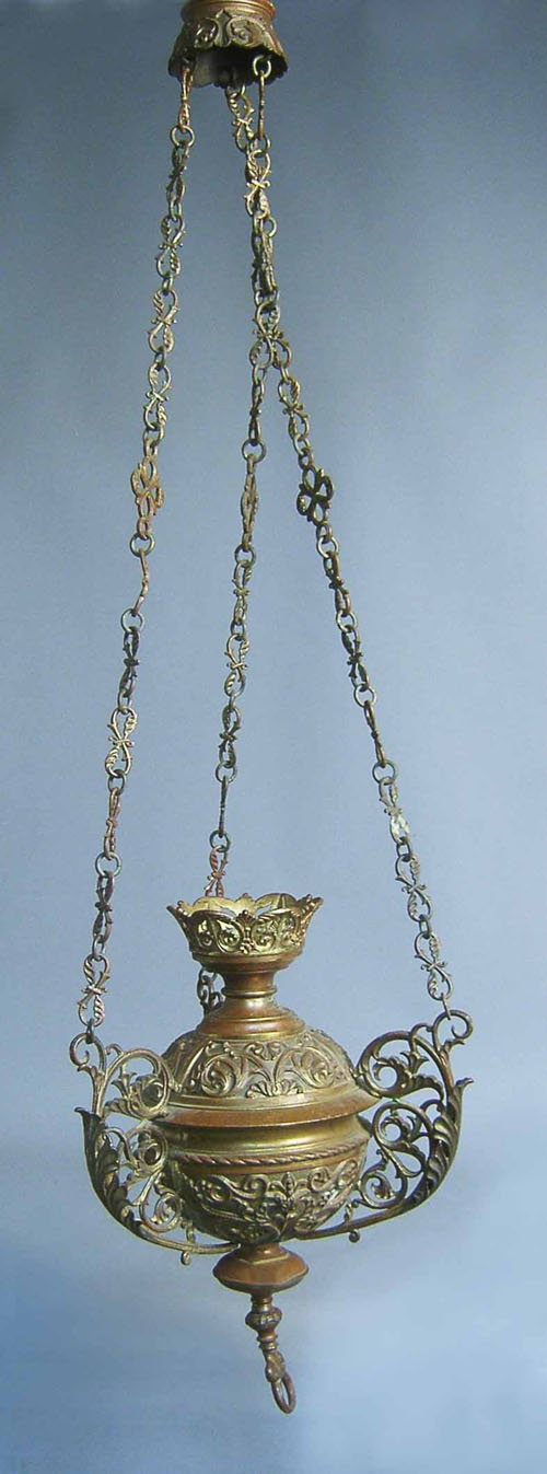 Appraisal: Brass chandelier