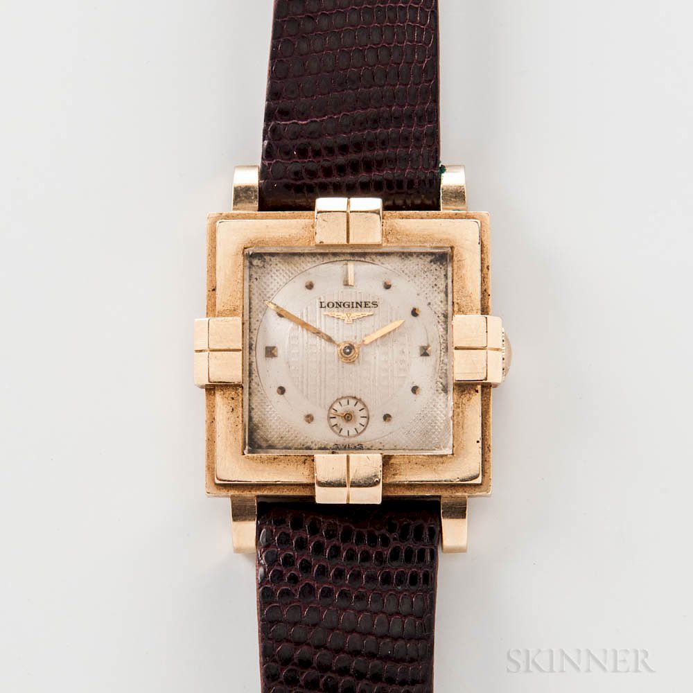 Appraisal: Longines kt Gold Manual-wind Wristwatch Longines kt Gold Manual-wind Wristwatch