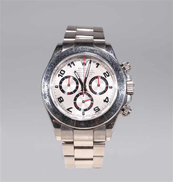 Appraisal: k white gold Rolex Daytona Cosmograph ref Serial Z XXX