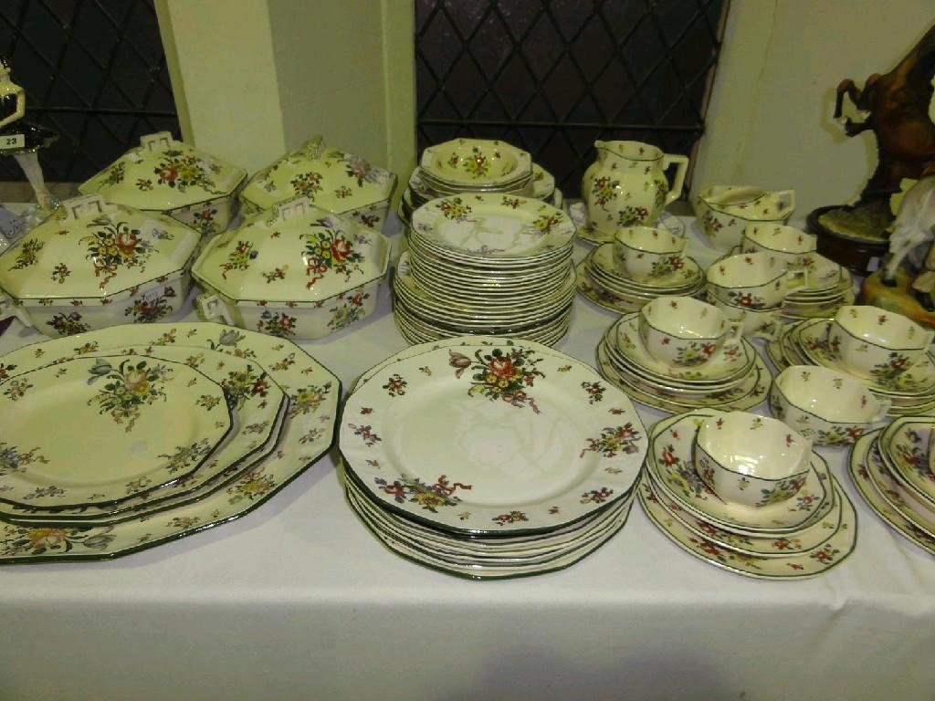 Appraisal: An extensive collection of Royal Doulton Old Leeds Sprays pattern