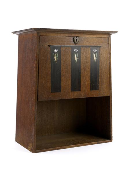 Appraisal: CHARLES FRANCIS ANNESLEY VOYSEY - TABLE SECRETAIRE CIRCA oak and