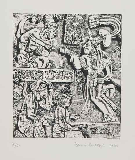 Appraisal: Sir Eduardo Paolozzi - Museum Freize etching signed and dated