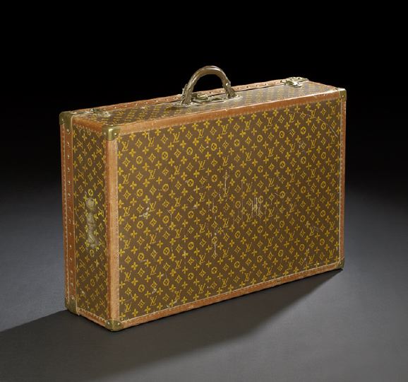 Appraisal: Louis Vuitton Cabin Suitcase second quarter th century composed of