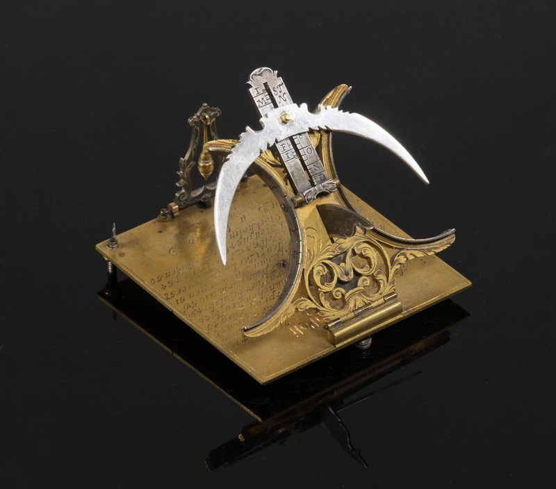 Appraisal: POCKET SUNDIAL BY JOHANN MARTIN WILLEBRAND ACTIVE - Equinotical Sundial