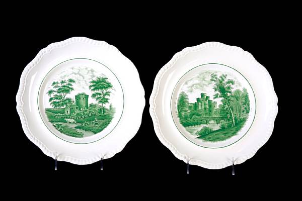 Appraisal: A set of twelve Spode transfer decorated plates diameter in